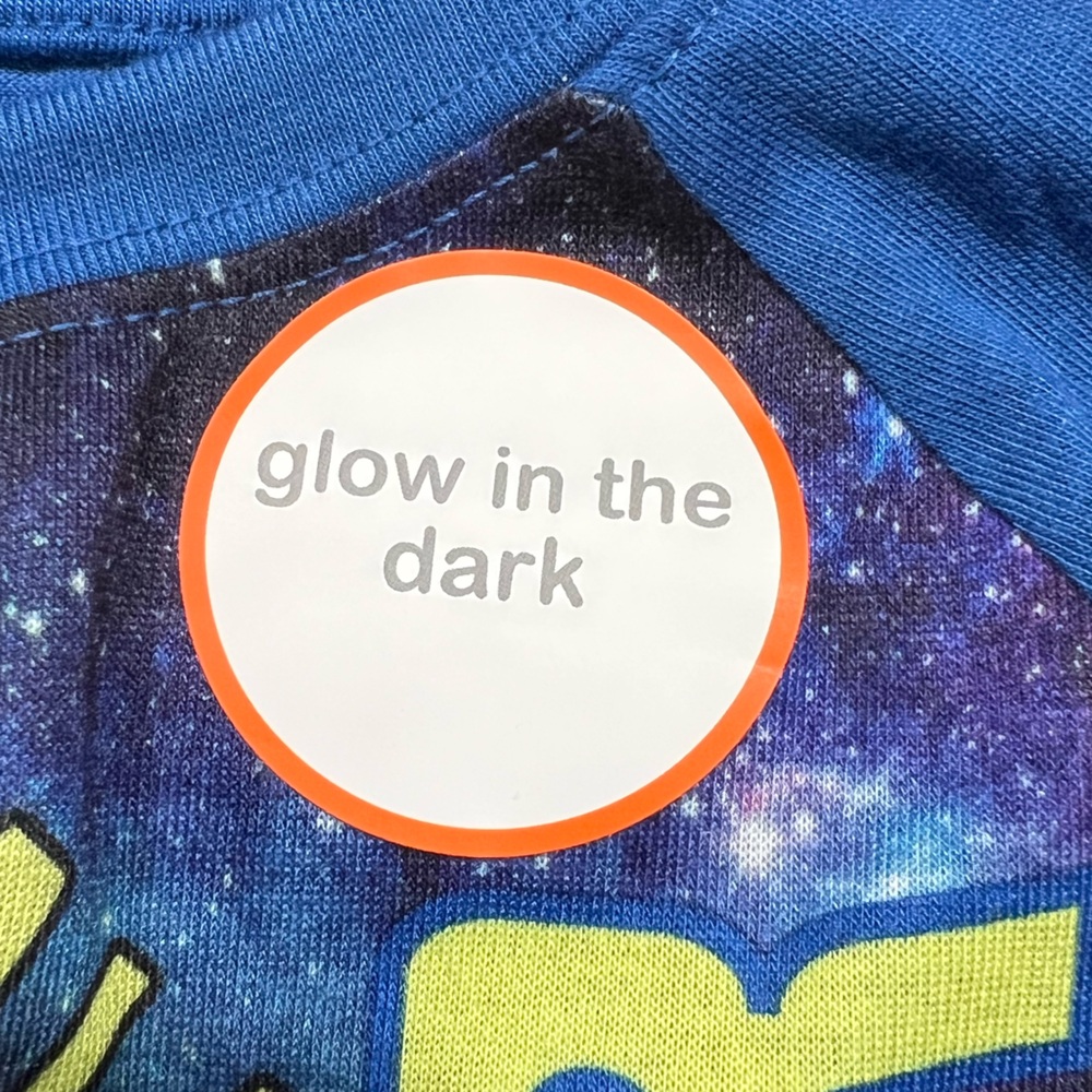 NWT Wonder Nation Boys Pajama Set - Glow In the Dark Gamer - Size XS (4/… - Picture 5 of 10